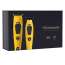 JRL Professional Diamante Clipper & Trimmer Combo Kit Gelb
