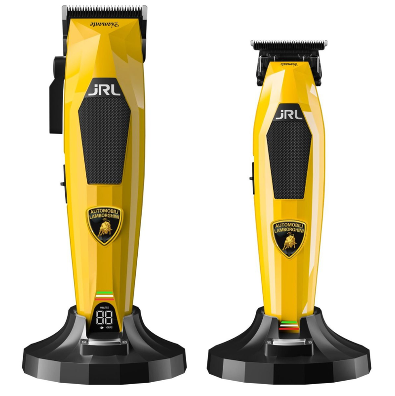 JRL Professional Diamante Clipper & Trimmer Combo Kit Gelb