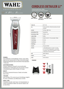 Wahl Cordless Detailer