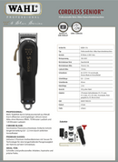 WAHL Cordless Senior